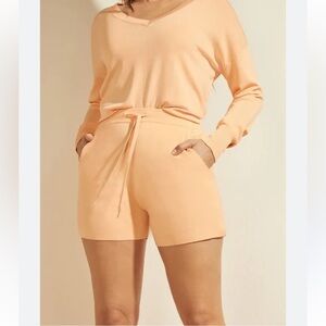 Marciano Peach Colour 🍑 Soft Fabric Shorts - Size L
